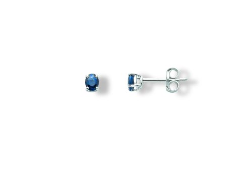 Orecchini Miluna con Zaffiro in Oro 18k