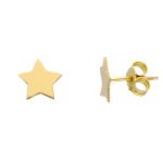 Orecchini Oro Bimba Stella, gioielli made in italy di alta qualità, perfetti per un regalo prezioso. (Vista 2)