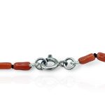 Bracciale Corallo Sciacca da uomo, un gioiello made in italy di Patricia Oro Creations, perfetto per un regalo prezioso. (Vista 2)