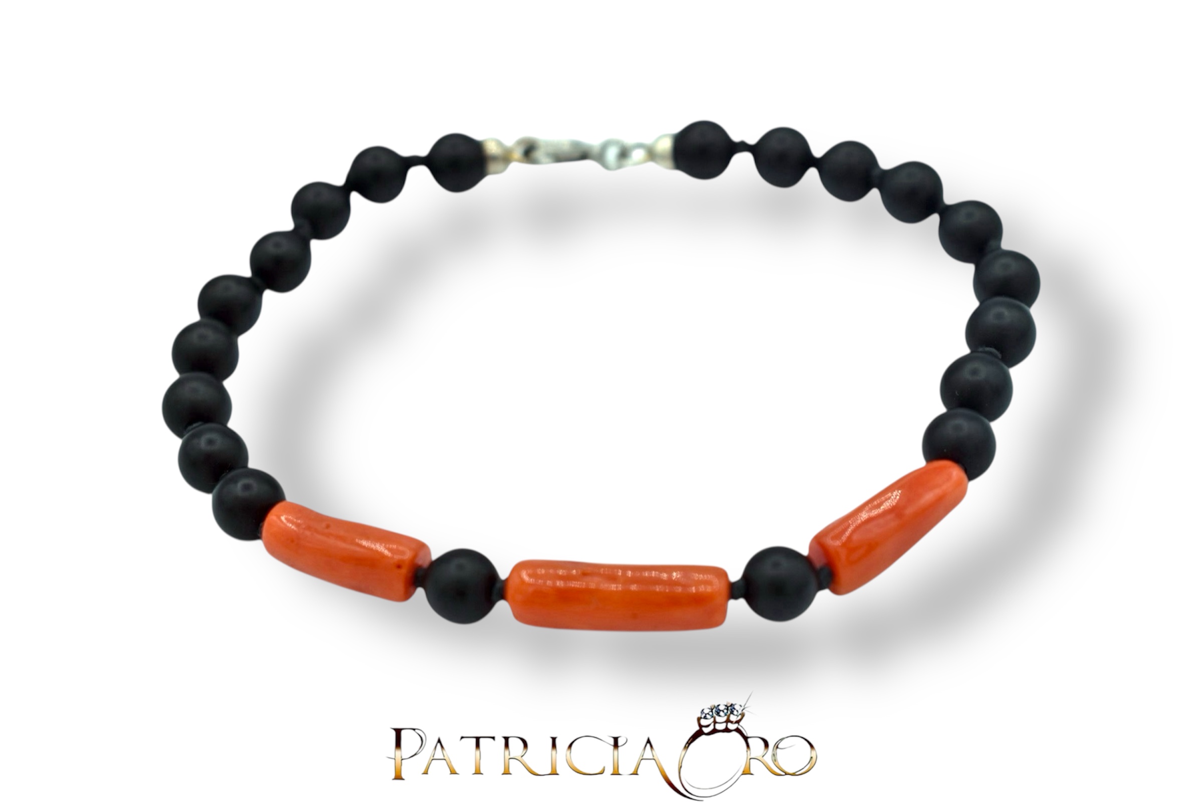 Bracciale Uomo in Corallo Sciacca di Patricia Oro Creations | Gioielleria Patricia Oro Bracciale da uomo in Corallo Sciacca di Patricia Oro Creations, un gioiello made in italy di alta manifattura.
