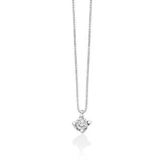 Miluna Punto Luce Necklace with Diamond in 18kt Gold