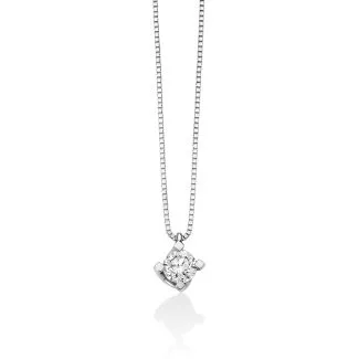 Miluna Light Point Necklace with Brilliant Diamond in 18kt Gold