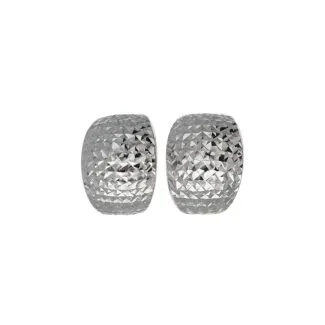 Women's 18kt White Gold Clip Earrings