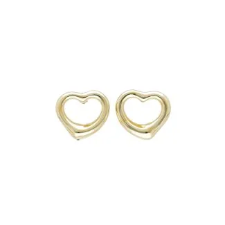 Women's 18kt Gold Screw and Press Earrings