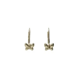 Butterfly Earrings in 18kt Yellow Gold