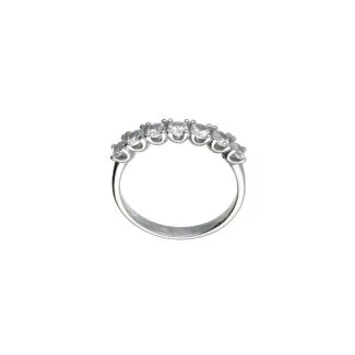 7-Stone Veretta Ring in 18kt White Gold