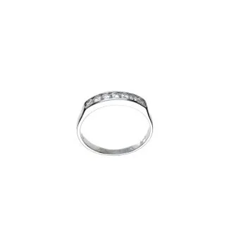 Veretta 7 Stone Ring in 18kt White Gold