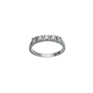 Veretta 5-Stone Ring in 18kt White Gold