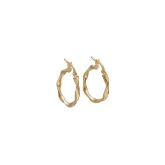 Yellow 18kt Gold Hoop Earrings 2 Grammes