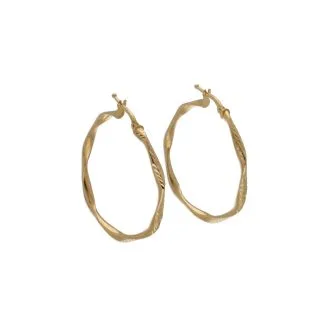 18kt Yellow Gold Hoop Earrings 3.30 Grams