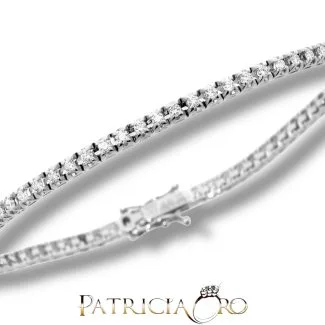 Davite & Delucchi Diamond Tennis Bracelet 18kt Gold 2ct