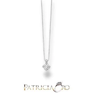 Miluna Punto Luce Diamond Necklace 18kt White Gold