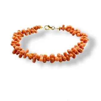 Sciacca Coral Bracelet in 18kt Gold