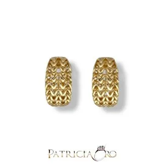 Clip Earrings in 18kt Yellow Gold