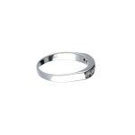 L'Anello Veretta 7 Pietre in Oro, un gioiello di lusso con diamanti preziosi, perfetto per un'idea regalo. (Vista 2)