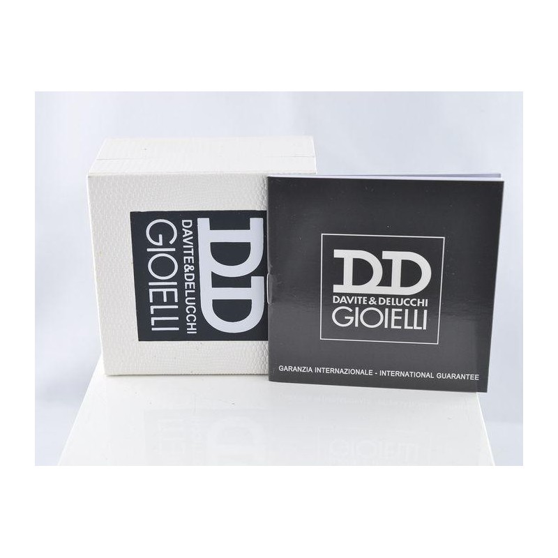 Splendido anello Davite&Delucchi con zaffiri e diamanti, un gioiello di lusso perfetto per un'occasione speciale. (Vista 2)