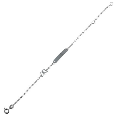 Bracciale Bimba Oro 750 con Targhetta