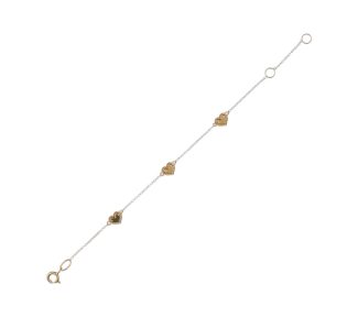 Bracciale per bimba in oro 750, un gioiello made in italy di alta qualità e design raffinato.