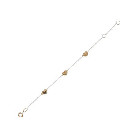 Bracciale bimba in oro 750 giallo 14 cm — Ref. BR4132