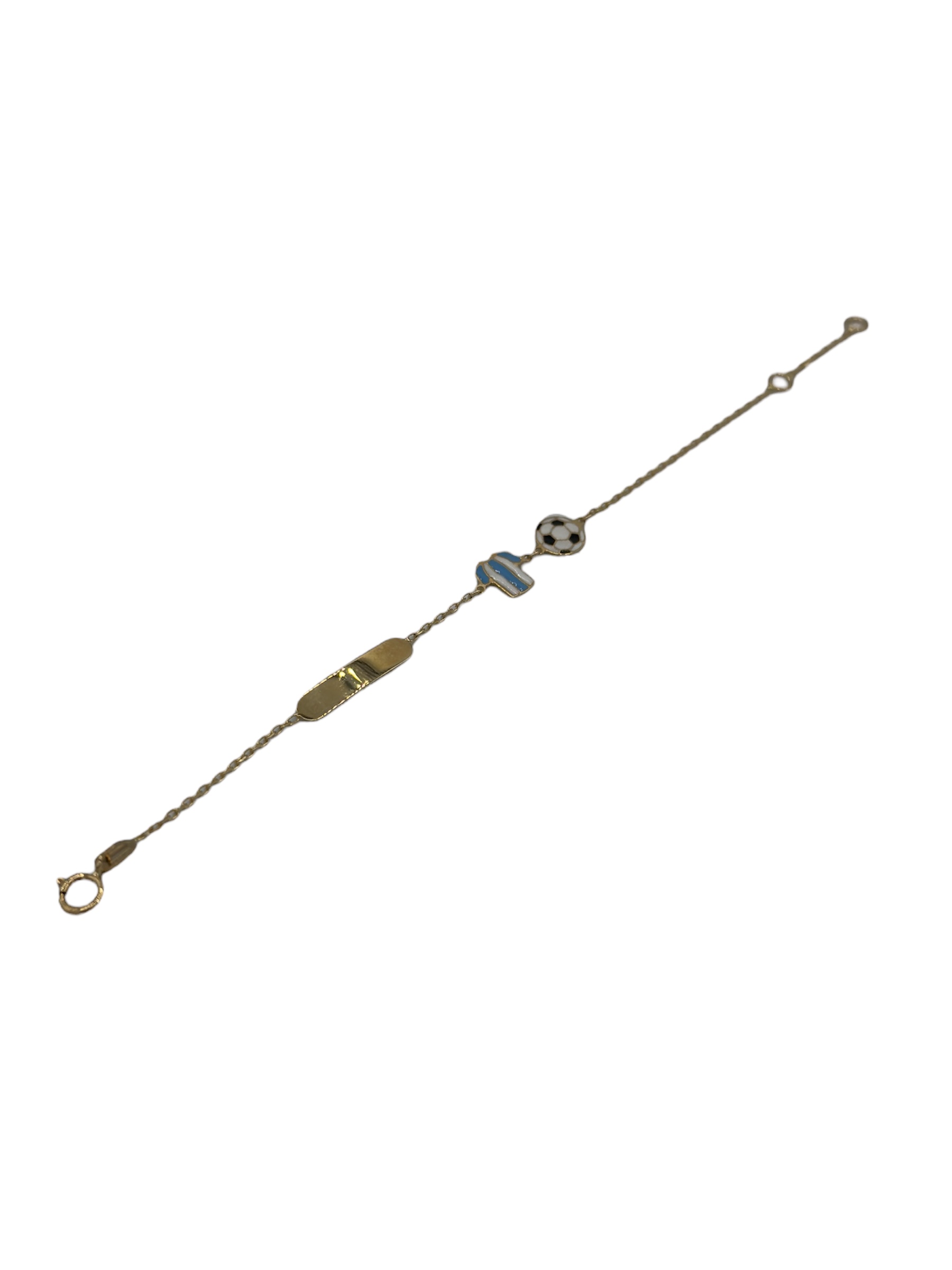 Bracciale per bimbo in oro 750, un gioiello made in italy di alta qualità e design.