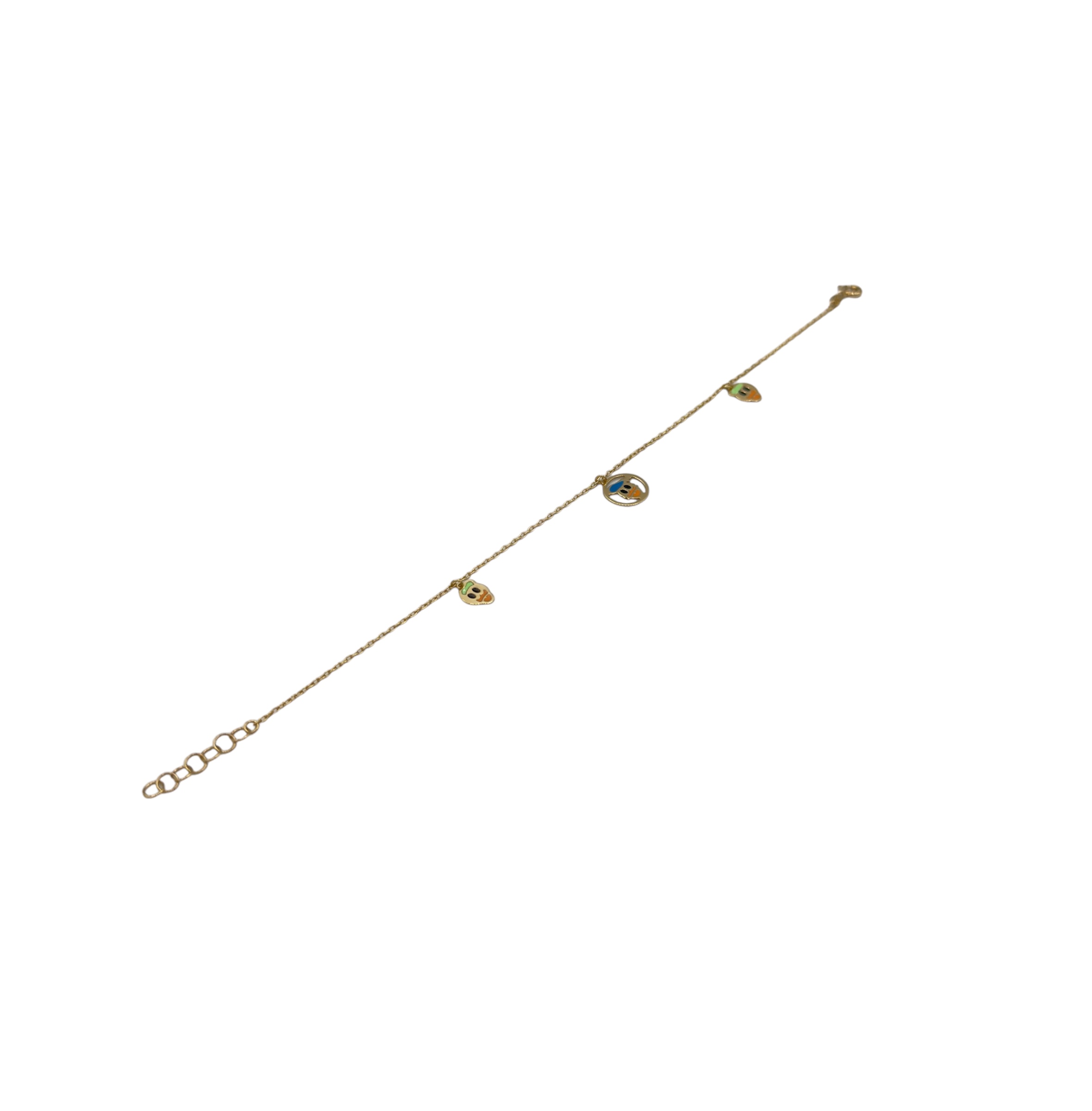 Bracciale per bimbo in oro 750, un gioiello made in italy di alta qualità e design.