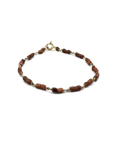 Bracciale Corallo Fossile Sciacca in Argento 925