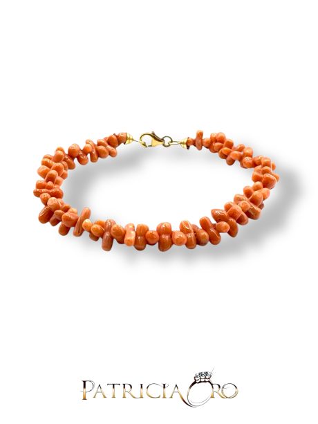 Bracciale Corallo Sciacca in Oro 18kt