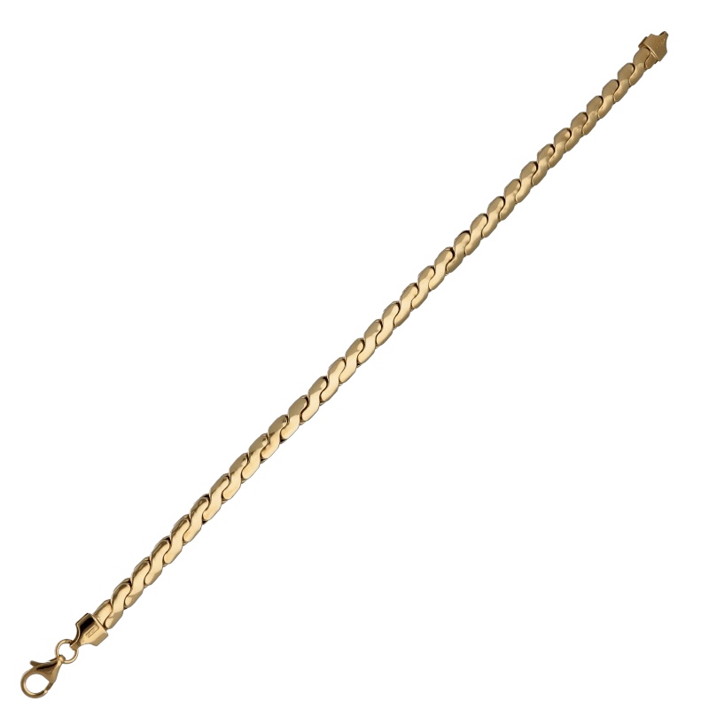 Bracciale in oro 750, un gioiello di lusso perfetto per un'occasione speciale.