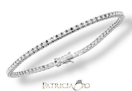 Bracciale Tennis in Diamanti Davite & Delucchi Oro Bianco 18kt