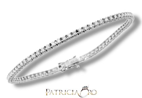 Bracciale Tennis Davite & Delucchi Diamanti Oro 18kt 2ct