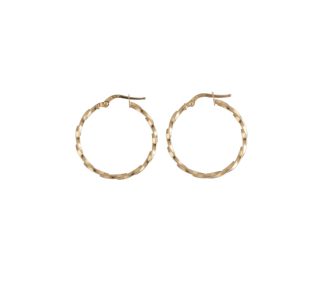 Cerchi in oro giallo 750: un gioiello di lusso per un'eleganza senza tempo. (Vista 2)