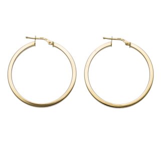 Cerchi in oro giallo 750, gioielli di lusso per un'eleganza senza tempo. (Vista 2)