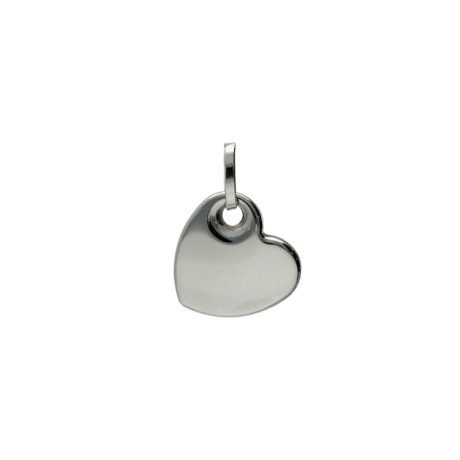 Ciondolo Cuore in Oro Bianco 18kt