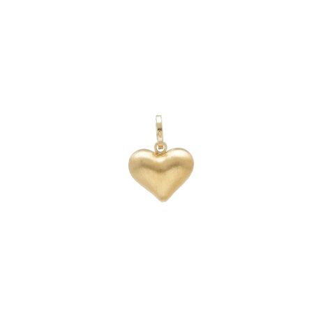 Ciondolo Cuore con Zirconi in Oro Giallo 18kt