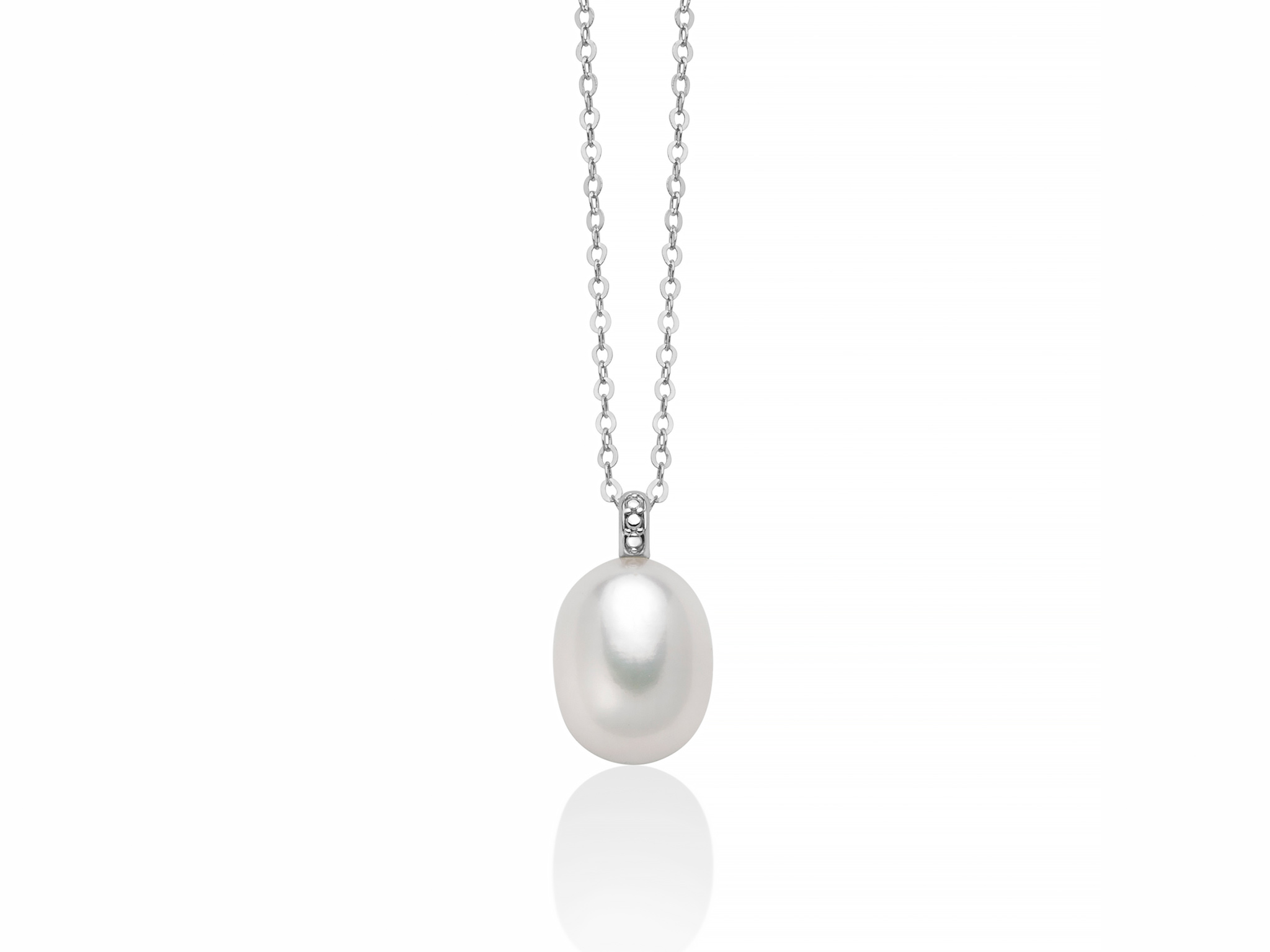 Collana Miluna con ciondolo di perla: un gioiello di lusso per un'eleganza senza tempo.