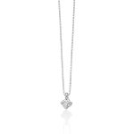 La Collana Punto Luce Miluna con Diamante, un gioiello di alta gioielleria, brilla con l'eleganza dell'oro 18kt, perfetto per un'idea regalo preziosa.