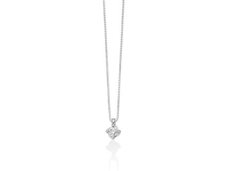 Collana Punto Luce Miluna con Diamante Oro 18kt