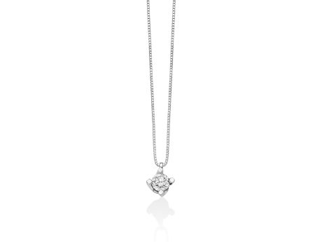 Collana Punto Luce Miluna con Diamante in Oro 18kt