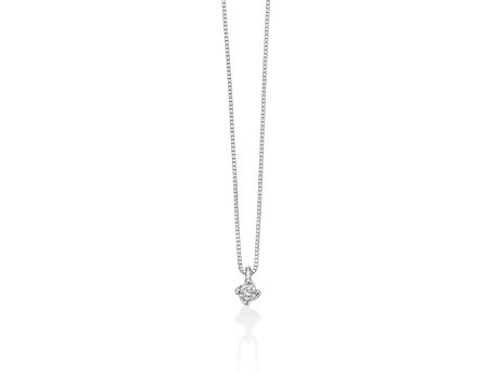 Collana Punto Luce Miluna con Diamante in Oro 18kt