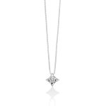 La Collana Punto Luce Miluna, un gioiello di alta gioielleria con diamanti scintillanti, perfetto per un'idea regalo preziosa.