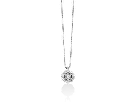 Collana Punto Luce Miluna in Oro 750 con Diamanti Brillanti