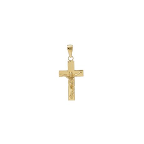 Croce Oro Giallo 750 con Cristo