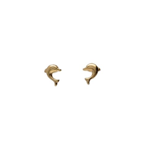 Orecchini bimba Delfino in Oro 18k