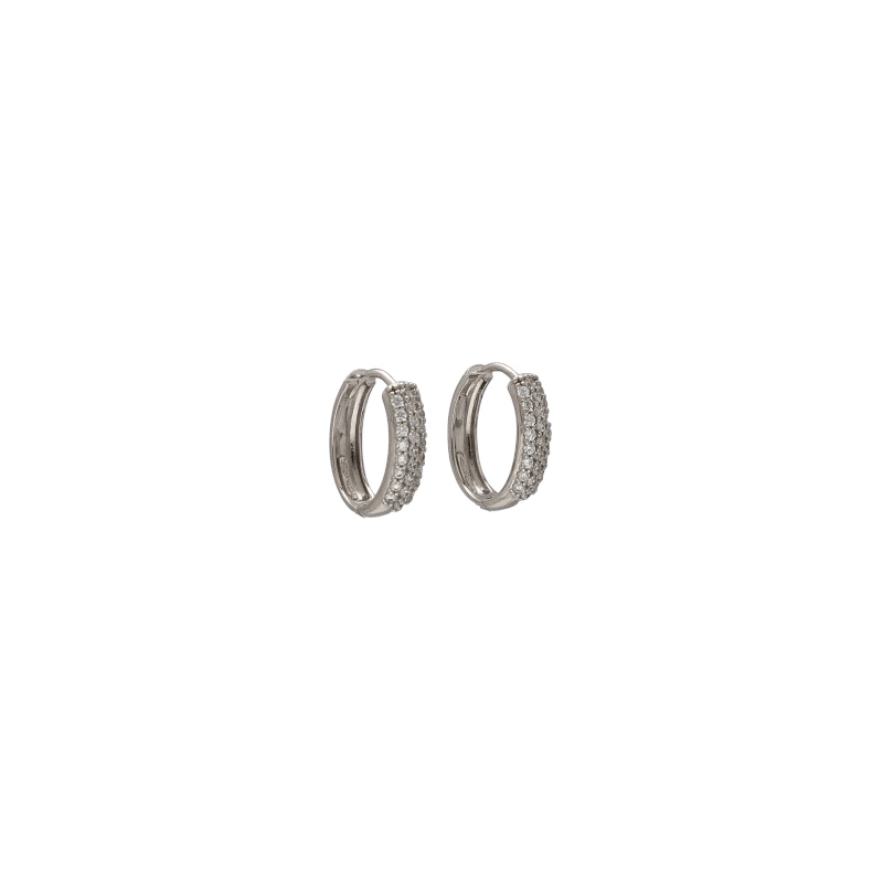 Eleganti orecchini a cerchio in oro 18k, gioielli made in italy di alta qualità, perfetti per un regalo prezioso.