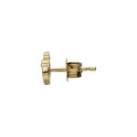 Splendidi orecchini a cuore in oro giallo 18kt, un gioiello di lusso perfetto per un regalo prezioso. (Vista 2)