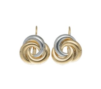 Splendidi orecchini da donna in oro 750, un gioiello di lusso perfetto per un'occasione speciale.