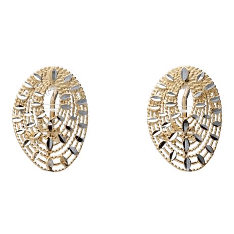 Orecchini Clips in Oro 750 Bicolore