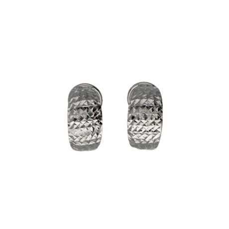 Orecchini Clips in Oro Bianco 18k 750