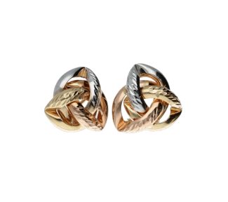 Eleganti Orecchini Donna in Oro 750: un gioiello di lusso per un'eleganza senza tempo.