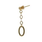 Eleganti Orecchini Donna in Oro 750 Pendenti, un gioiello di lusso perfetto per un'idea regalo preziosa. (Vista 2)